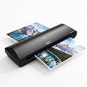 Amazon Basics A3 Laminating Machine | ABS Body | Hot &amp; Cold Laminator | 12 Inch Entry Width | 250 mm/min Speed | Anti-Jam Release | 2 Rollers | for Photos, Documents &amp; Certificates | Black