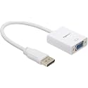 amazon basics AmazonBasics DisplayPort to VGA Adapter (White) - (Not for USB/Micro USB ports)