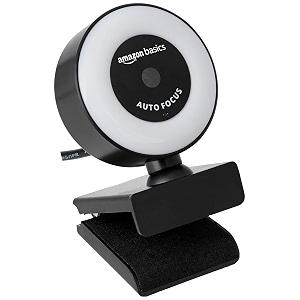 amazon basics auto focus full hd web camera with
