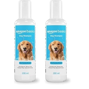amazon basics deep cleansing shampoo for dogs with natural extracts ph balanced pack of 2