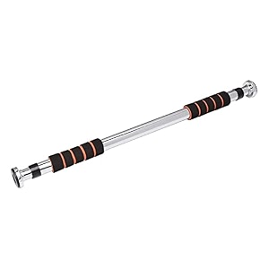 amazon basics door frame mount steel chin and pull up bar chrome