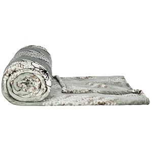 amazon basics plush blanket  double size  300 gsm 100 polyester  super soft amp cozy sea green
