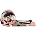 amazon basics Polyester Double Sized Plush Blanket|(300 GSM)|(Pink)