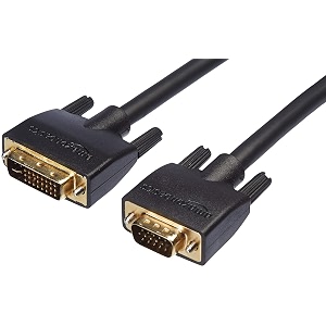 amazon basics dvi-i 245 pin to vga cable - 10-foot not dvi to vga