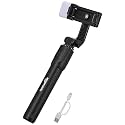 Amazon Basics Bluetooth Extendable Selfie Sticks with Wireless Remote, Light &amp; Tripod Stand, Compatible with iPhone/OnePlus/Samsung/Oppo/Vivo and All Phones,