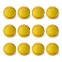 Amazon Basics Foam Training Baseballs for Indoor Practice and Safe Play, 2.68-inch, 12-Pack with Mesh Storage Bag