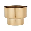 Amazon Basics Hammered Metal Indoor Planter | Suitable for Living Room/Drawing Room/Balcony/Office