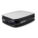 Amazon Basics Inflatable Air Mattress with Built-in Electric Pump, Queen Size, 22-Inch Height, for Camping or Travel