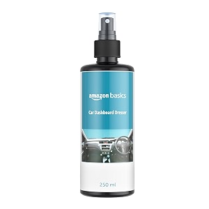 amazon basics interior shine dashboard dresser  non-greasy formula  uv protection  fresh scent 250ml