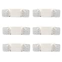 Amazon Basics LED Emergency Light, UL Certified, Fire Resistant, Battery Backup for Power Failure, Adjustable Two Heads, Wall Mount, White, 6-Pack