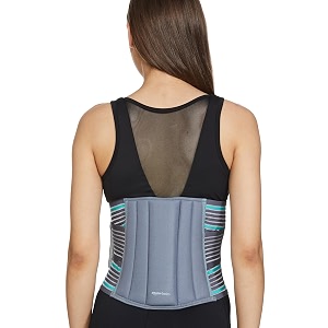 amazon basics neoprene lumbar support sacral belt for lower back support  extra large xl size  ergonomic design  for back support back sprains strains and muscle spasms