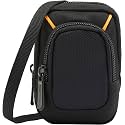 Amazon Basics Medium Point and Shoot Camera Case, Interior dimension 4.29 x 2.52 x 0.91 inches, (Fits devices - 2.4 x 1 x 4 inches), Black, Solid