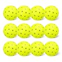 Amazon Basics Outdoor Pickleball Balls, USAPA Approved for Tournament Play, Durable Construction with Balanced and Consistent Performance, 40-Hole Design, Yellow