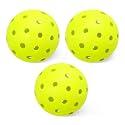 Amazon Basics Outdoor Pickleball Balls, USAPA Approved for Tournament Play, Durable Construction with Balanced and Consistent Performance, 40-Hole Design, Yellow
