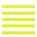 Amazon Basics Outdoor Pickleball Balls, USAPA Approved for Tournament Play, Durable Construction with Balanced and Consistent Performance, 40-Hole Design, Yellow