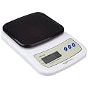 Amazon Basics Portable Digital Weighing Scale for Kitchen | Electronic Weighing Scale With Back light LCD Display and high precision sensors | Range of 1g-10 kg (Black)