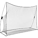 Amazon Basics Portable Golf Net, Practice Hitting Net for Indoor/Outdoor, Quick Setup, Black