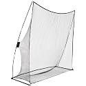 Amazon Basics Portable Golf Net, Practice Hitting Net for Indoor/Outdoor, Quick Setup, Black