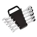 amazon basics Ratcheting Wrench Set - Metric, 5-Piece