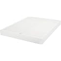 Amazon Basics Smart Box Spring Bed Base, 7-Inch Height Mattress Foundation, Tool-Free Easy Assembly, Extra Firm Support, Queen, 79"L x 59.5"W x 7"H, White