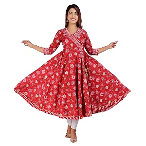Amazon Brand - Anarva Jaipuri Cotton Printed