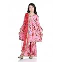 Amazon Brand - Anarva Pink Floral Girls