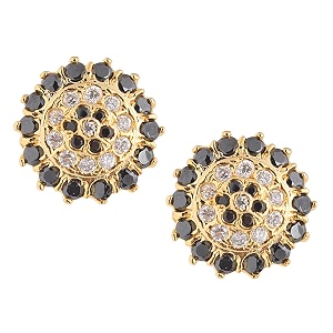 amazon brand - anarva women39s crystal stud earrings white