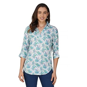 Amazon Brand - Anarva Womens Printed Regular