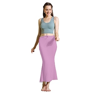 amazon brand - anarva women cotton blended saree shapewear regular petticoat skirt for saree