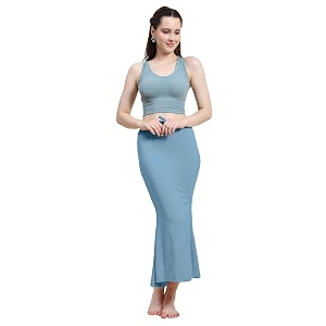 amazon brand - anarva women cotton blended saree shapewear regular petticoat skirt for saree