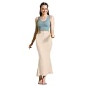 Amazon Brand - Anarva Women Cotton Blended Saree Shapewear Regular Petticoat Skirt For Saree