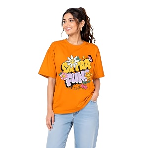 Amazon Brand - Anarva Women Oversized Graphic
