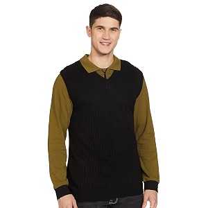 amazon brand - arthur harvey men39s acrylic casual sweater