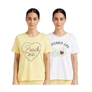 amazon brand - eden amp ivy women39s solid cotton half sleeve round neck regular fit t-shirt available in plus sizes