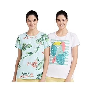 amazon brand - eden amp ivy women39s solid regular t-shirt pack of 2 eiswtro-03_green s