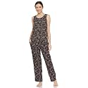 Amazon Brand - Eden &amp; Ivy Women's Cotton Regular Fit Sleveless Top and Pajama Night Suit (Night Wear | Co-ord Set | Lounge Wear Set)