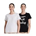 Amazon Brand - Eden &amp; Ivy Women's Solid Cotton Half Sleeve Round Neck Regular Fit T-Shirt (Available in Plus Sizes)