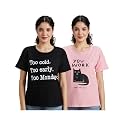 Amazon Brand - Symbol Women Cotton Stretch Regular Fit Round Neck Half Sleeve T-Shirt (Available in Plus Sizes)