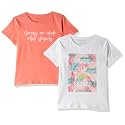 Amazon Brand - Eden &amp; Ivy Women's T-Shirt Regular Fit Pyjama Top (Pack of 2) (EI/SW/TRO-08_Pink1_S)
