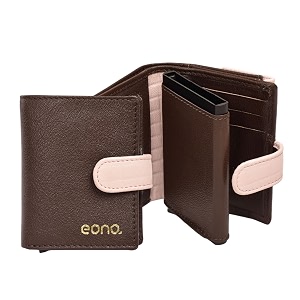 amazon brand  eono denver genuine leather amp aluminium rfid blocking 13 card holder wallet large coin pouch easy access id window ultra strong stitching 10cm x 7cm slim size