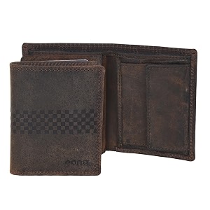 amazon brand  eono lucifer genuine leather front pocket minimalist rfid blocking multiple card case holder for men easy access id window ultra strong stitching 11cm x 8cm