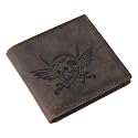 Amazon Brand – Eono Lucifer Genuine Leather Front Pocket Minimalist RFID Blocking Multiple Card Case Holder for Men Easy Access ID Window Ultra Strong Stitching