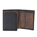 Amazon Brand – Eono Lucifer Genuine Leather Front Pocket Minimalist RFID Blocking Multiple Card Case Holder for Men Easy Access ID Window Ultra Strong Stitching