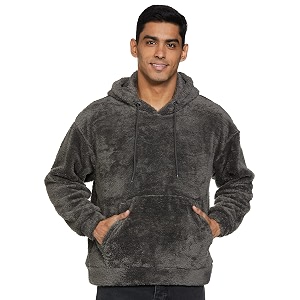 Amazon Brand - INKAST Mens Polyester Hooded