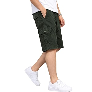 amazon brand - inkast men casual cotton shorts with multiple pockets comfortable breathable fabric stylish amp durable design