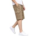 Amazon Brand - INKAST Men Casual Cotton Shorts with Multiple Pockets Comfortable Breathable Fabric Stylish &amp; Durable Design
