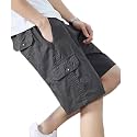 Amazon Brand - INKAST Men Casual Cotton Shorts with Multiple Pockets Comfortable Breathable Fabric Stylish &amp; Durable Design