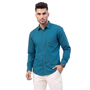 Amazon Brand - INKAST Men Solid Cotton
