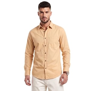 Amazon Brand - INKAST Men Solid Cotton