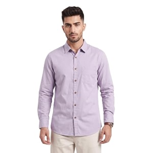 Amazon Brand - INKAST Men Solid Cotton